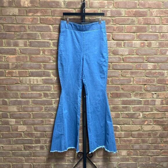 Highway Jeans Super Flare Leg Bell Bottom Jeans Size XL NEW - Picture 2 of 6